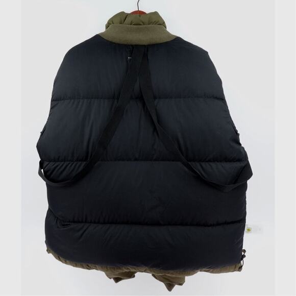 Banana Republic Down Puffer Jacket Mens Large Exploration Green Gorpcore - Picture 5 of 16